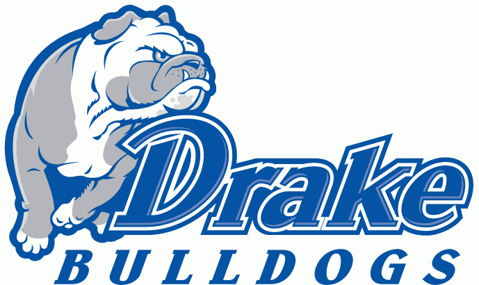 Drake Bulldogs 2005-2014 Primary Logo diy DTF decal sticker